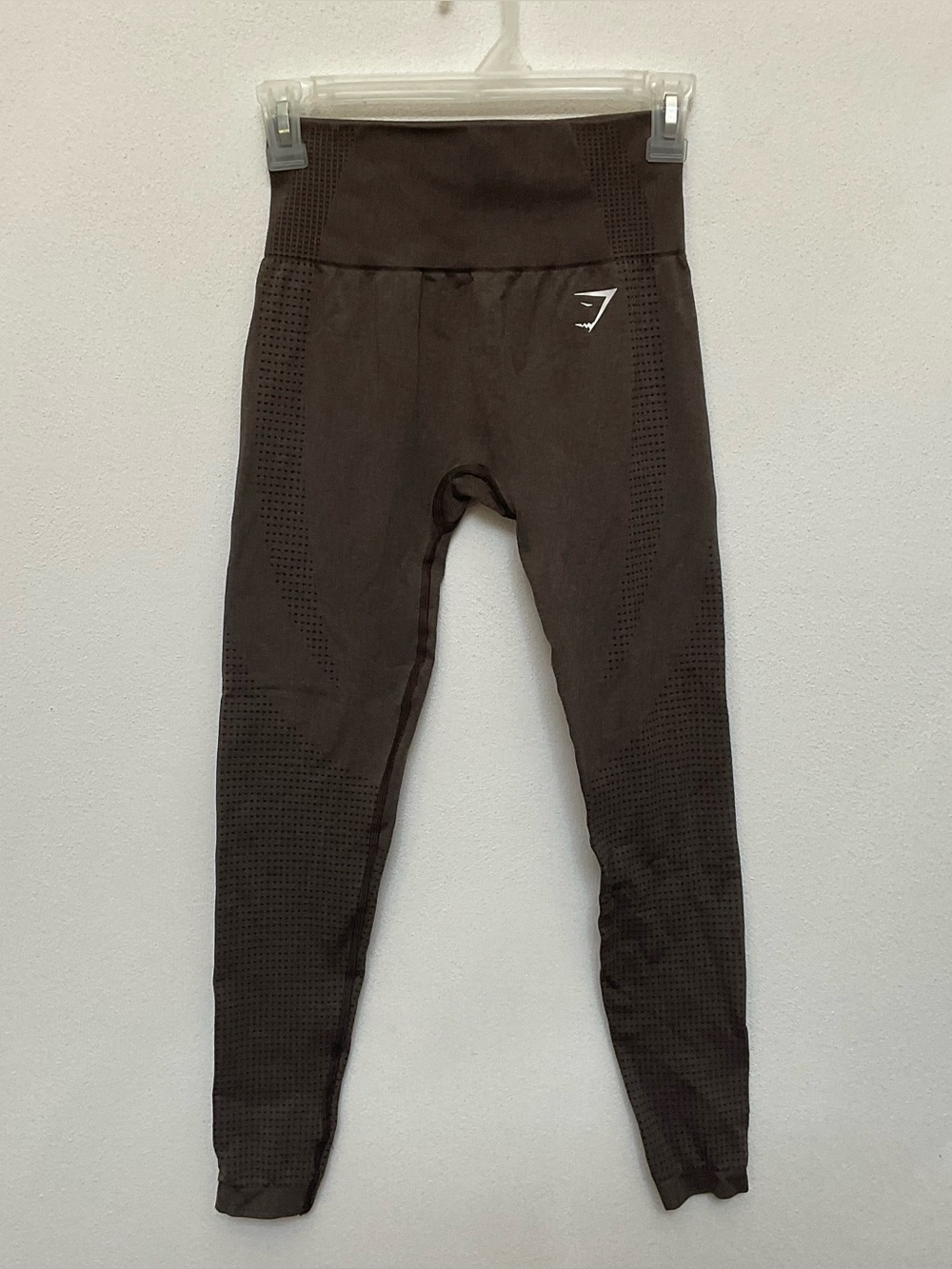 Gymshark Vital Seamless Leggings Dark Brown Size Small Workout Gym Athleisure